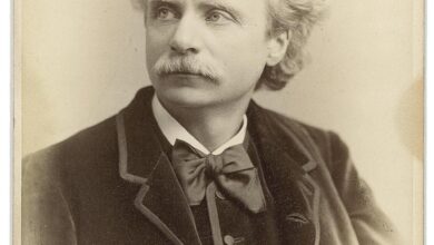 Edvard Grieg 1888 by Elliot and Fry
